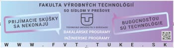 Technická univerzita v Košiciach > Fakulta výrobných technológií so sídlom v Prešove